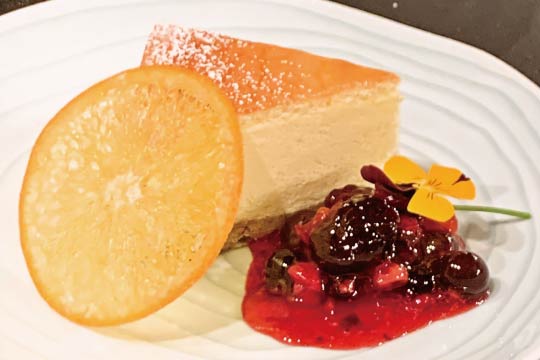 Chef Mochizuki's soufflé cheesecake