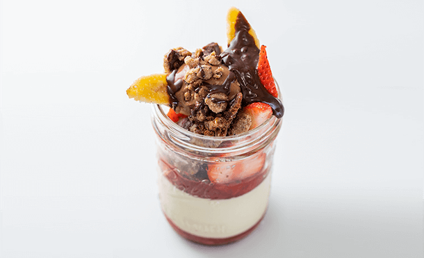 “Banana Split in a Jar” created by Chef Tanaka