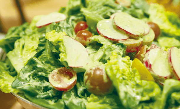 Baby Gems with San Francisco Green Goddess Dressing