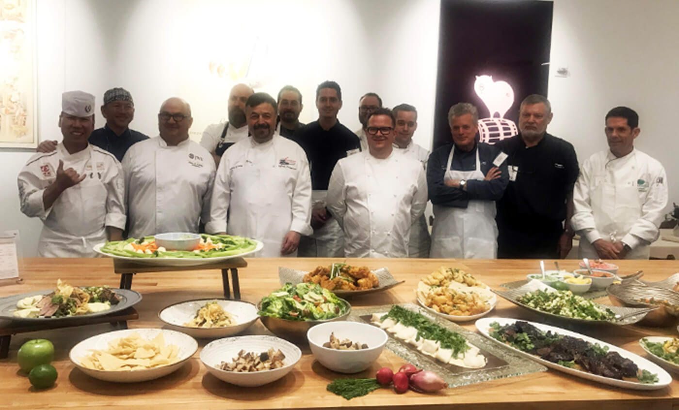 12 chefs attended to the workshop