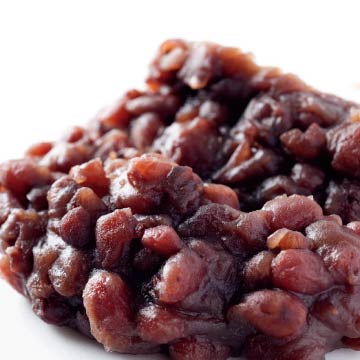 Sweet adzuki bean paste containing whole beans (TSUBU-AN 粒あん)