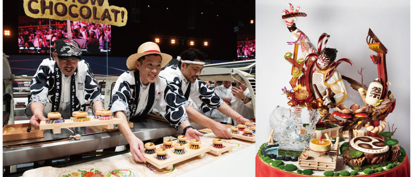 © Christophe Pouget Coupe du Monde de la Pâtisserie 2025（left）<br>© Studio Julien Bouvier Coupe du Monde de la Pâtisserie 2025（right）