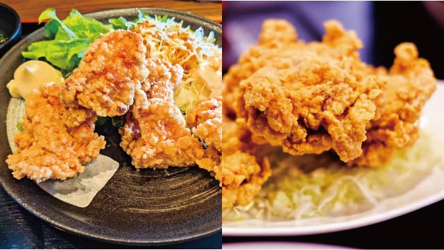 Left: Nakatsu Karaage, Right: Zangi