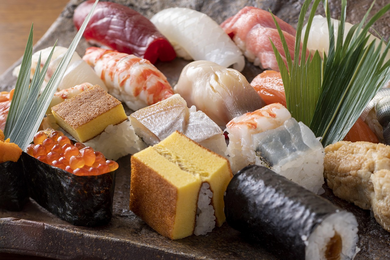 Assorted Sushi created by Chef Meguro