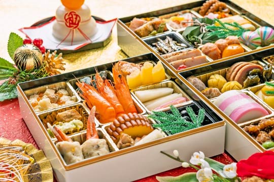 Osechi-ryori, traditional Japanese festive food for the New Year