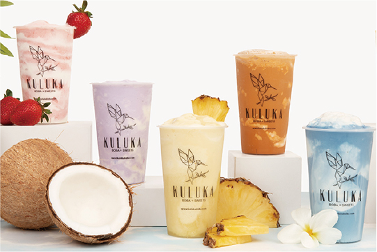 Color is key! Choose from five types of tapioca pearls, each with its own size and flavor, to brighten up your boba. (Photo: Kuluka Boba + Sweets)